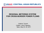 Regional Metering System for Cross-Border Power Flows
