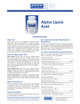 Alpha Lipoic Acid 100 mg