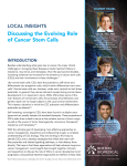 Discussing the Evolving Role of Cancer Stem Cells