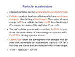 Particle accelerators