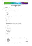 Chapter 5 test Chapter 5: Nutrition and the NHPAs Test 2 Part A