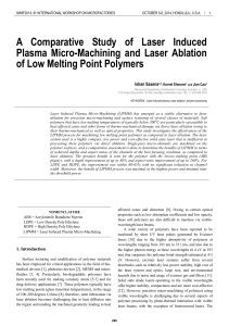 A Comparative Study of Laser Induced Plasma Micro