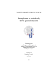 Entanglement in periodically driven quantum systems