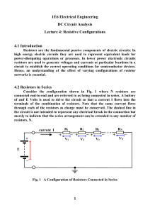 2E7 Engineering Science: Electrical Engineering