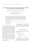 Two-Dimensional Quantum Effects and Structural Optimization of