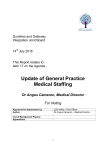 Update of General Practice Medical Staffing