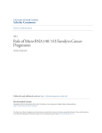 Role of Micro RNA 148/152 Family in Cancer Progression