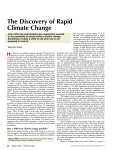 The Discovery of Rapid Climate Change