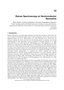 Raman Spectroscopy on Semiconductor Nanowires