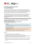 Resuscitation Quality Improvement® Annotated Bibliography