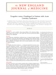 Ticagrelor versus Clopidogrel in Patients with Acute Coronary