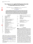 Ten-Ampere-Level, Applied-Field