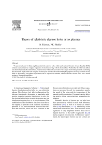 Theory of relativistic electron holes in hot plasmas