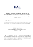 Magnetic anisotropy modified by electric field in V/Fe/MgO(001)