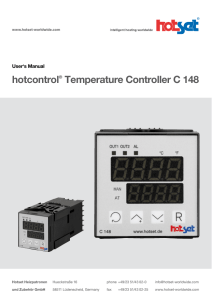 hotcontrol® Temperature Controller C 148