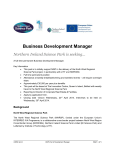 Business Development Manager Northern Ireland Science