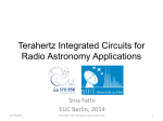 Terahertz Integrated Circuits for Radio Astronomy Applications