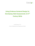 Using Evidence-Centered Design for Developing Valid