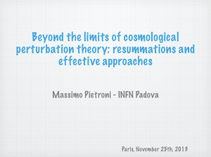 Beyond the limits of cosmological perturbation theory: resummations