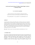 Growth and Characterisation of Nonlinear Optical Single Crystals of