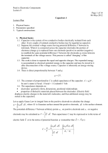 Capacitors 1