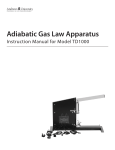 Adiabatic Gas Law Apparatus