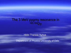 The 3 MeV pygmy resonance in 163164 Dy