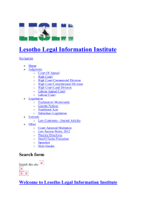 LC-REV-62-2011 - Lesotho Legal Information Institute