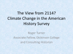 The View from 2114? Climate Change in the American History Survey