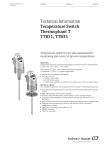 Technical Information Temperature Switch Thermophant T TTR31