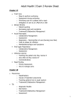 Adult Health I Exam 3 Review Sheet Chapter 27 Trach Care Steps to