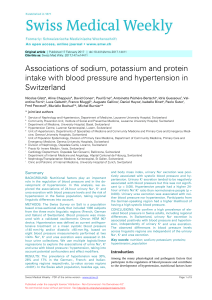 Associations of sodium, potassium and protein intake with