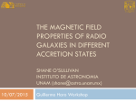 the magnetic field properties of radio galaxies in different