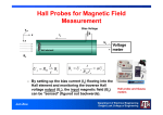 Hall Probes for Magnetic Field Measurement