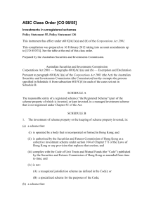 ASIC Class Order [CO 99/1225] - Federal Register of Legislation