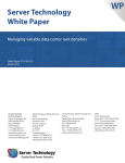 Managing variable data center rack densities