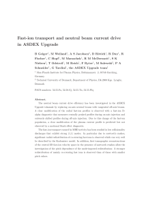 Fast-ion transport and neutral beam current drive in