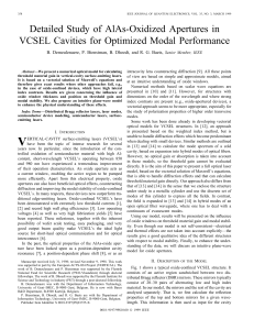 Detailed Study Of AlAs-Oxidized Apertures in VCSEL Cavities for