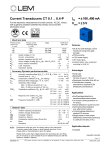 Current Transducers CT 0.1 .. 0.4-P