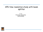 Fast timing test setup - Physics Department, Princeton University