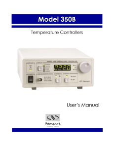 300B Temperature Controller Manual