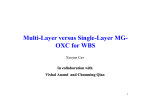 Multi-Layer versus Single-Layer MG