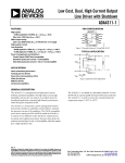 ADA4311-1 Low Cost, Dual, High Current Output