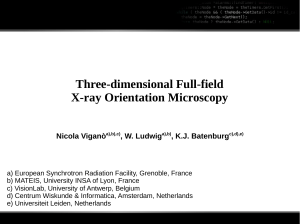 Three-dimensional Full-field X