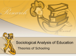 Sociological Analysis of Education
