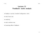 Lecture 11 Feedback: static analysis