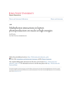 Multiphoton interactions in lepton photoproduction on nuclei at high