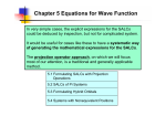 Chapter 5 Equations for Wave Function