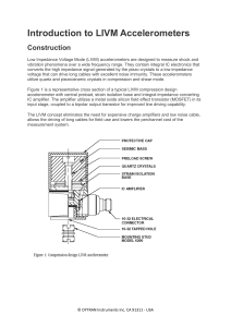 Introduction to LIVM Accelerometers - ISI-BE