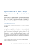 Concentration risks in financial market infrastructures – the
